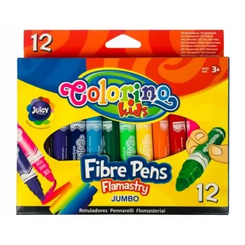 Filzstifte Colorino 42651PTR runde Spitze 12 Farben Set