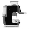 SMEG EGF03BLEU Espressomaschine. Kaffeevollautomat 50s Style. schwarz