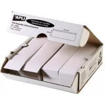 Versandetiketten agipa 115497 — 140 x 40 mm gelb, selbstklebende Rolle