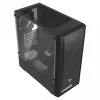 PC-Gehäuse SAVIO Noctis Flow — Cube Mini‑ITX/Micro‑ATX/ATX, 3x120mm vorne, 1x120mm hinten, 2x3,5 Zoll + 3x2,5 Zoll Einschübe, gehärtetes Glas