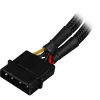 Sharkoon SATA Y-Stromadapter 4P Molex 0,15 m schwarz – Digital/Daten – Stromversorgung