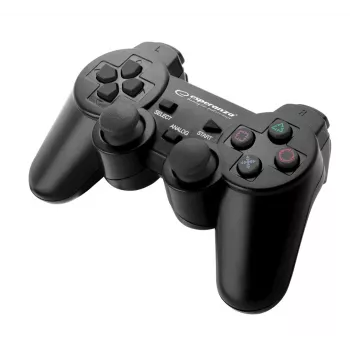 Esperanza EGG107K Gaming-Controller Gamepad PC, PlayStation 3 Analog / Digital USB 2.0 Schwarz