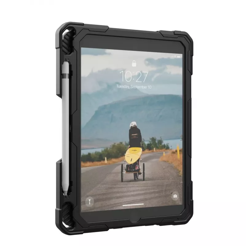 Tablet-Bumper-Case Urban Armor Gear Plasma Healthcare für Apple iPad 10.9 Zoll (10. Gen, 2022) — 27,7 cm, Stand-Modus, 0,49 kg