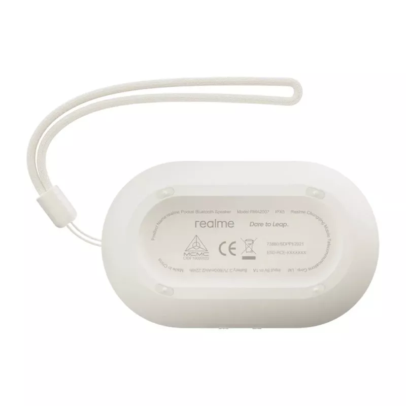 Tragbarer Lautsprecher Realme Pocket Bluetooth-Lautsprecher Grau
