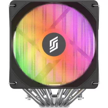 CPU-Kühler Silentware Titan RGB Dual-Tower mit 6 Heatpipes und 2×120mm PWM A-RGB-Lüftern