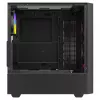 PC-Gehäuse SAVIO Noctis Flow RGB — Cube, ATX/Mini-ITX, 3x 120 mm Frontlüfter, Seitenfenster aus gehärtetem Glas, max. GPU 35 cm