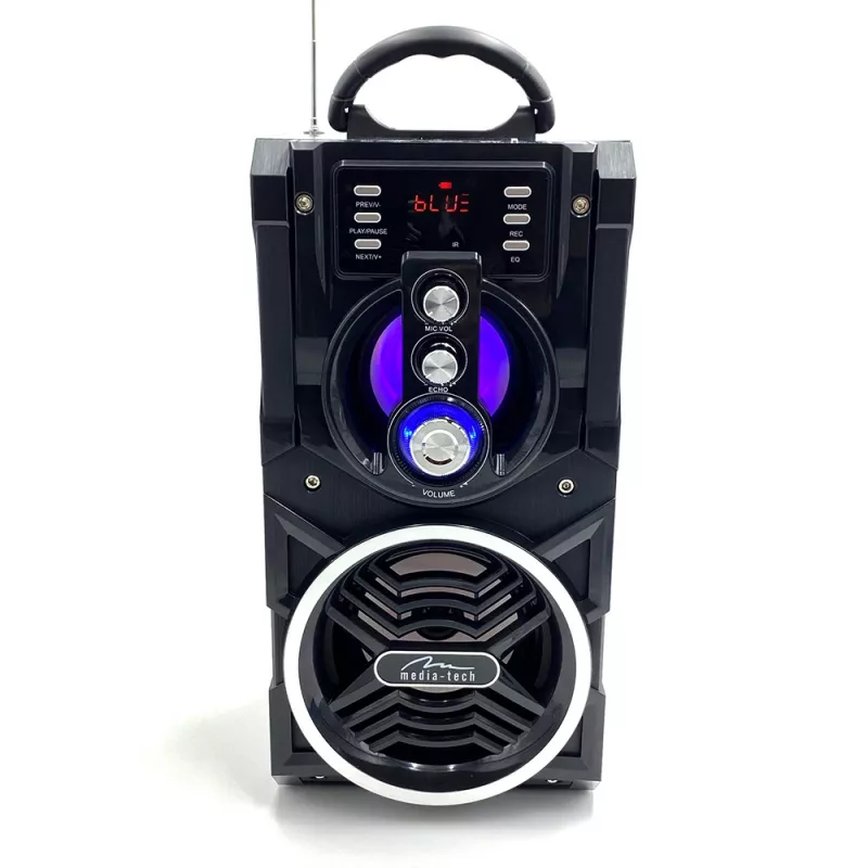 Stereo-Tragbarer Lautsprecher Media-Tech PARTYBOX BT MT3150 Schwarz