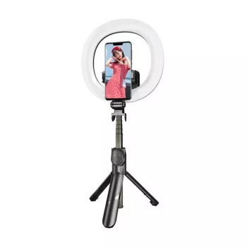 Selfie-Stick-Stativ Puluz TBD0595696701A mit integriertem LED-Lichtring