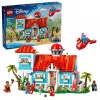 LEGO Disney Set 43268 Strandhaus – modulares Haus zum Bauen, 834 Teile, 5 Minifiguren, Alter 9+