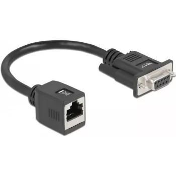 Serieller Adapter DeLOCK DB9 Buchse auf RJ45 Buchse 64122
