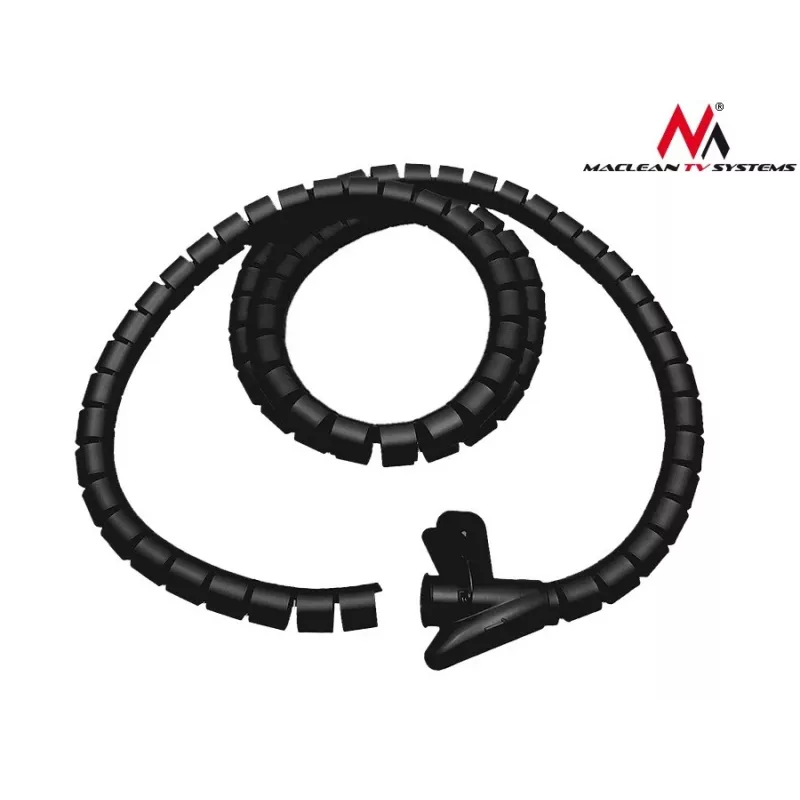 Kabel-Organisationshülle MACLEAN 2 m × 25 mm, elastisches Polypropylen, Drahtschutz