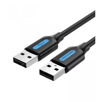 Kabel USB 2.0 Stecker auf Stecker/1,5 m Schwarz Cojbg Vention