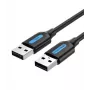 Kabel USB 2.0 Stecker auf Stecker/1,5 m Schwarz Cojbg Vention