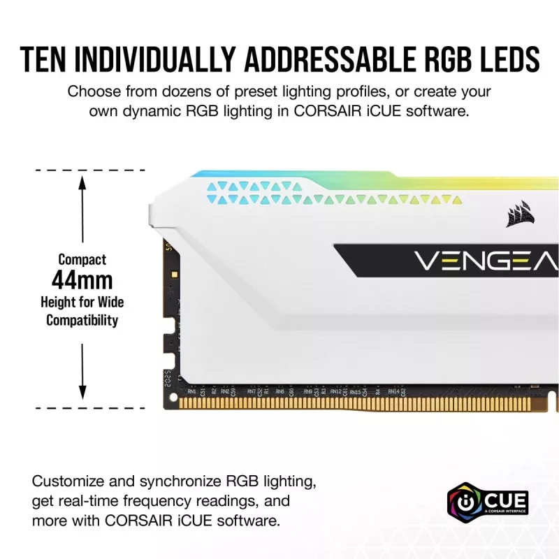 Corsair Vengeance RGB PRO SL - DDR4 - Kit - 16 GB: 2 x 8 GB