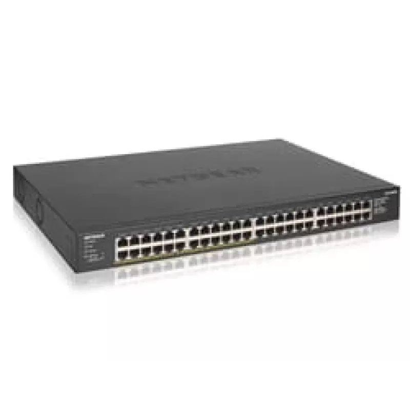NETGEAR GS348PP Unmanaged Gigabit Ethernet (10/100/1000) Power over Ethernet (PoE) Schwarz