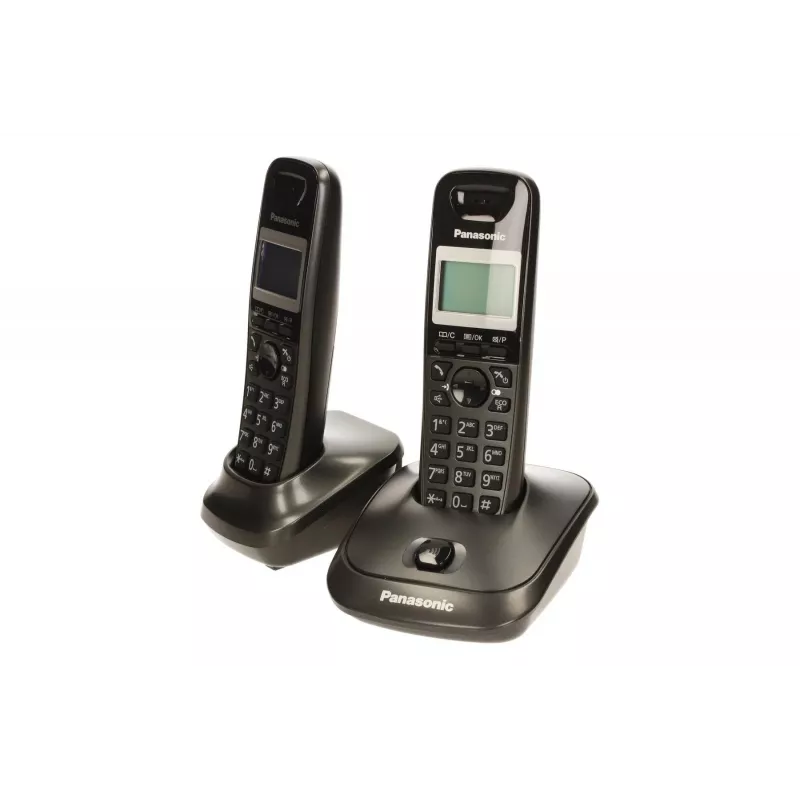 Panasonic KX-TG2512 DECT-Telefon Grau Rufnummernanzeige