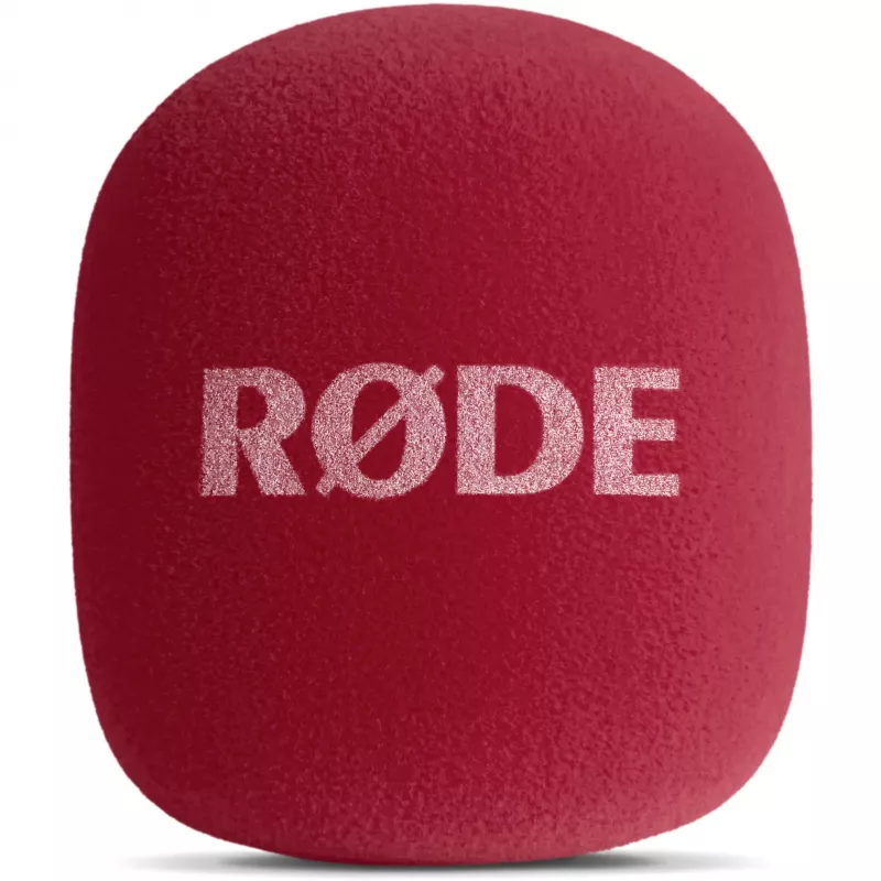 Tragbares Interview-Mikrofon Rode Interview GO – Rot (kompakt, Handgerät, Plug-and-Play)