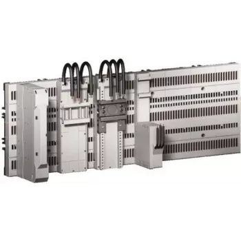 Adapter Rittal 9635.210 für elektrische Schalter, Polyamidgehäuse, hellgrau, 45 mm breit