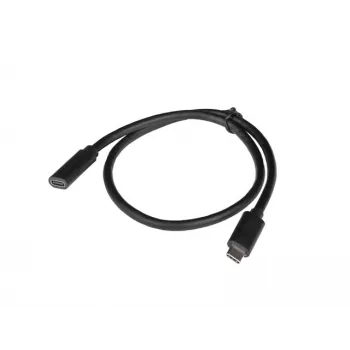 USB-C-auf-USB-C-Kabel LANBERG CA-USBE-20CC-0005-BK, USB 3.2 Gen 1 (5 Gbit/s), 0,5 m, schwarz