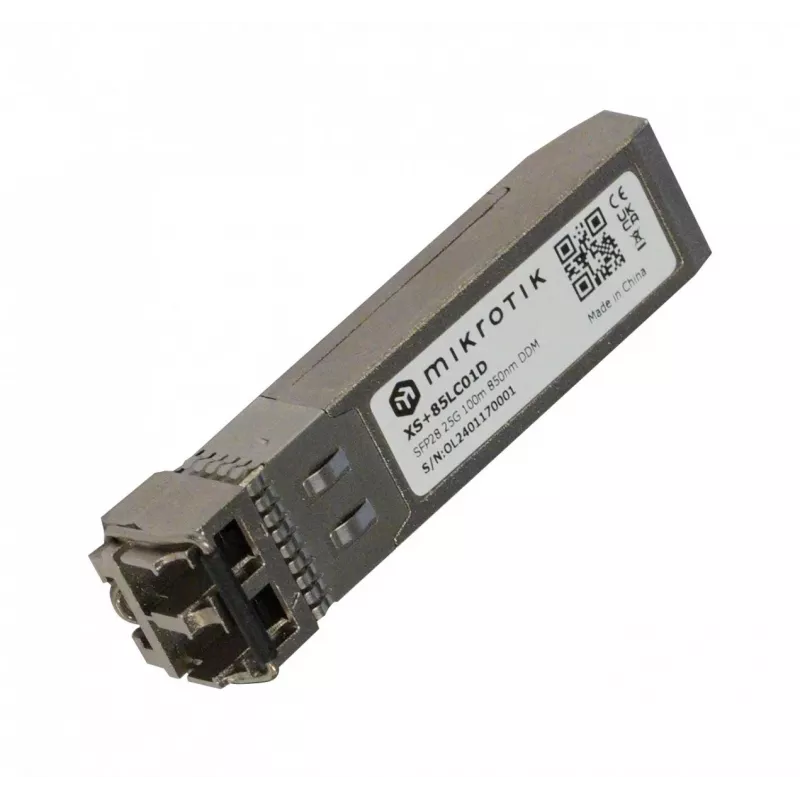 Mikrotik XS+85LC01D Netzwerk-Transceiver-Modul Glasfaser 25000 Mbit/s SFP28 850 nm