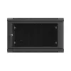 Wandmontierter 19 inch-Schrank 6U 600x600 schwarz