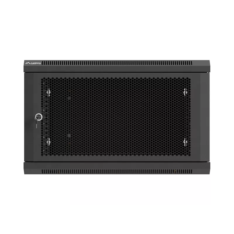 Wandmontierter 19 inch-Schrank 6U 600x600 schwarz
