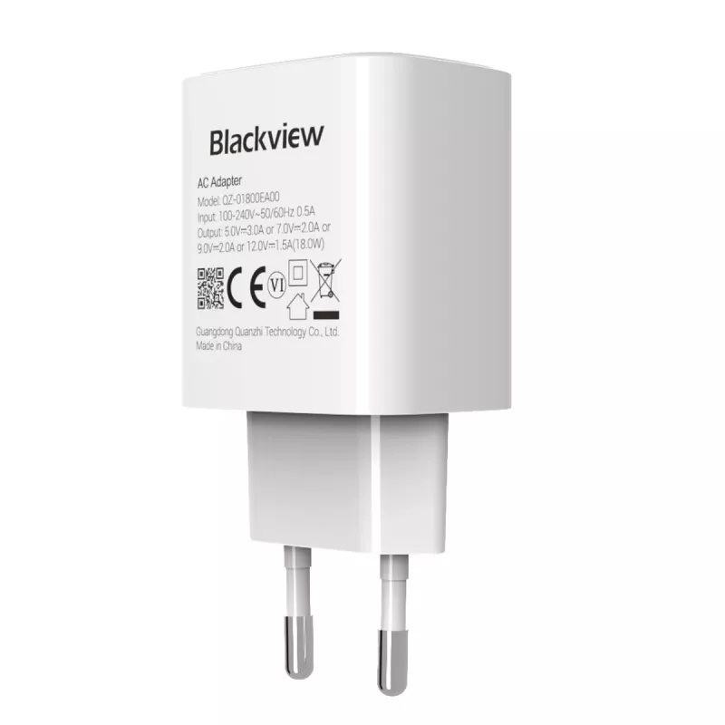 Ladegerät SchwarzVIEW CHAR-18W 18 W Leistungsabgabe — kompaktes USB-Wandladegerät für Mobilgeräte