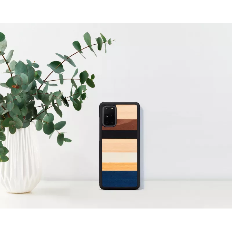Handyhülle man and wood Galaxy S20+ schwarz – schützende Rückenabdeckung für Samsung Galaxy S20+