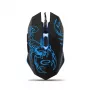 Esperanza MX203 SCORPIO - Maus - USB - Blau - Maus - Optisch - 6 Tasten - Schwarz
