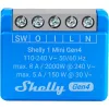 Kompaktes Smart-Relais-Modul Shelly 1 Mini Gen4, 1P 8A, Wi‑Fi/Matter/Zigbee/Bluetooth, 110–240 V (2 Stück)
