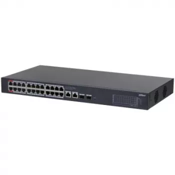 Dahua Technology CS4228-24GT-240 Netzwerk-Switch Managed L2 Gigabit Ethernet (10/100/1000) Power over Ethernet (PoE) Schwarz