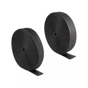 DeLOCK Heavy-duty Hook-and-Loop tape 25m x 50mm Schwarz