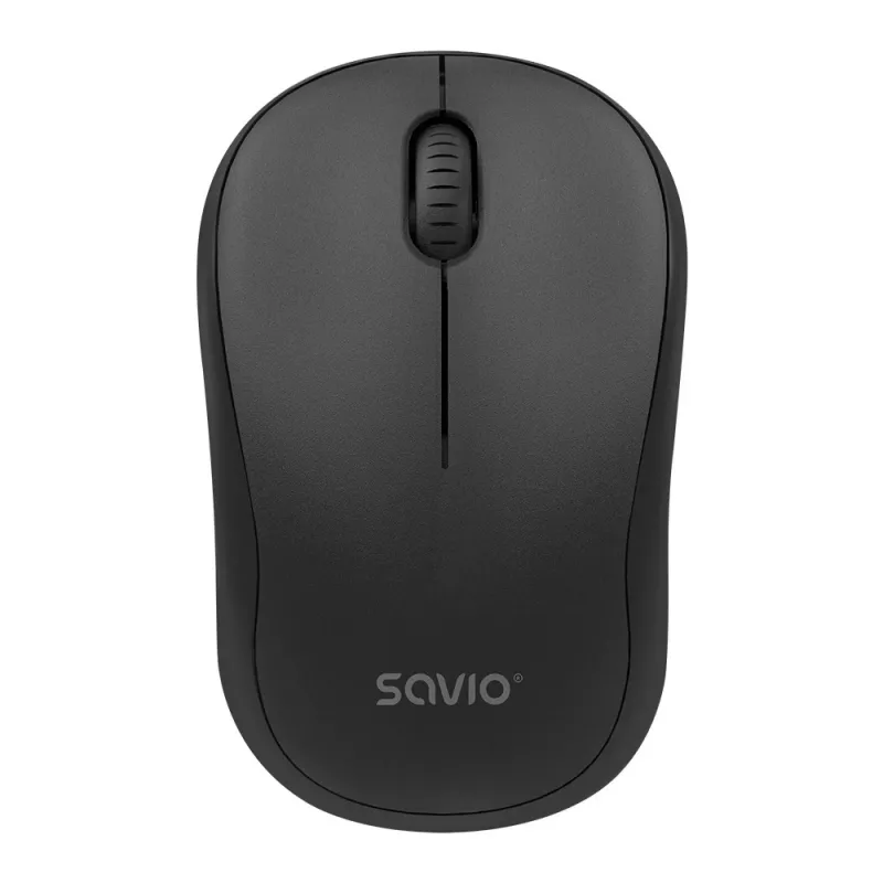 Kabellose Maus SAVIO MB-03, Bluetooth-Schnittstelle, 1000 DPI, Batterie AA, 99×60×39 mm, 51 g, Empfänger im Lieferumfang