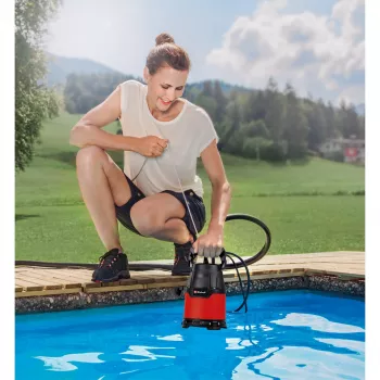 Einhell Klarwasserpumpe GC-SP 2275, Tauch- / Druckpumpe (rot / schwarz, 220 Watt)