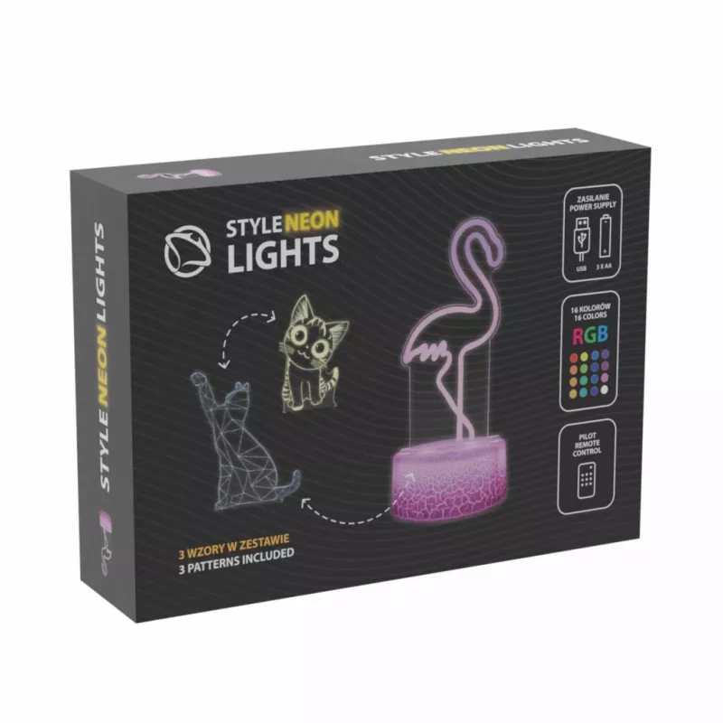 Tisch-/Dekorative LED-Leuchte MANTA SNL119RGB RGB 3D-Tierleuchte für Innenraumdekoration