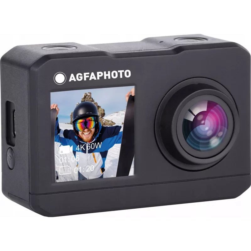 AgfaPhoto Action Cam Action Sportkamera 16 MP 2K Ultra HD CMOS Wi-Fi 58 g (AC7000BK)