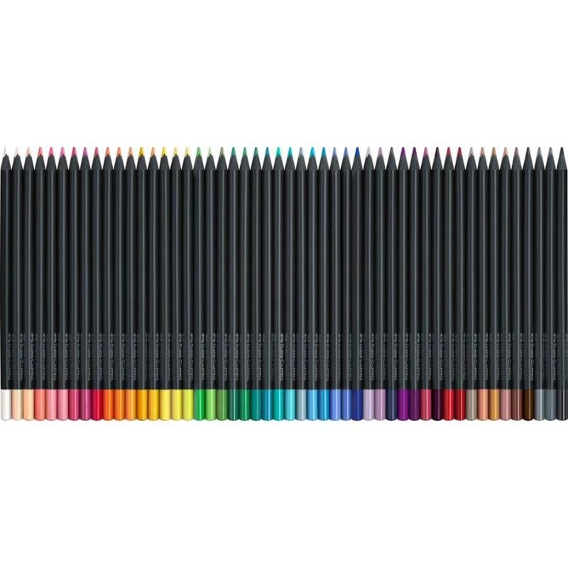 Buntstifte Faber-Castell 116450, mehrfarbiges Set, 50 Stück, weiche Mine, Kartonbox