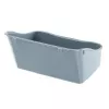 Offene Eck-Katzentoilette FERPLAST Kaninchentoilette Kunststoff grau 370×270×185 mm für Kaninchen
