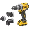Pistolengriff-Bohrmaschine DeWalt DCD703L2T-QW — 12V, 3,0Ah x2, 1500 U/min, 10 mm Schnellspannbohrfutter, 25,5 N·m, 0,9 kg