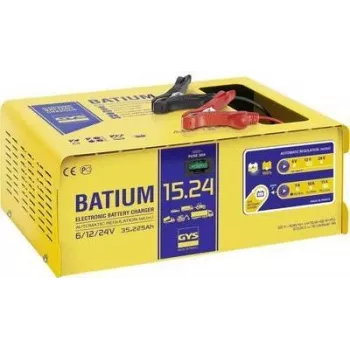 Batterieladegerät GYS BATIUM 15.24 für 6V-, 12V- und 24V-Batterien – 22 A max.
