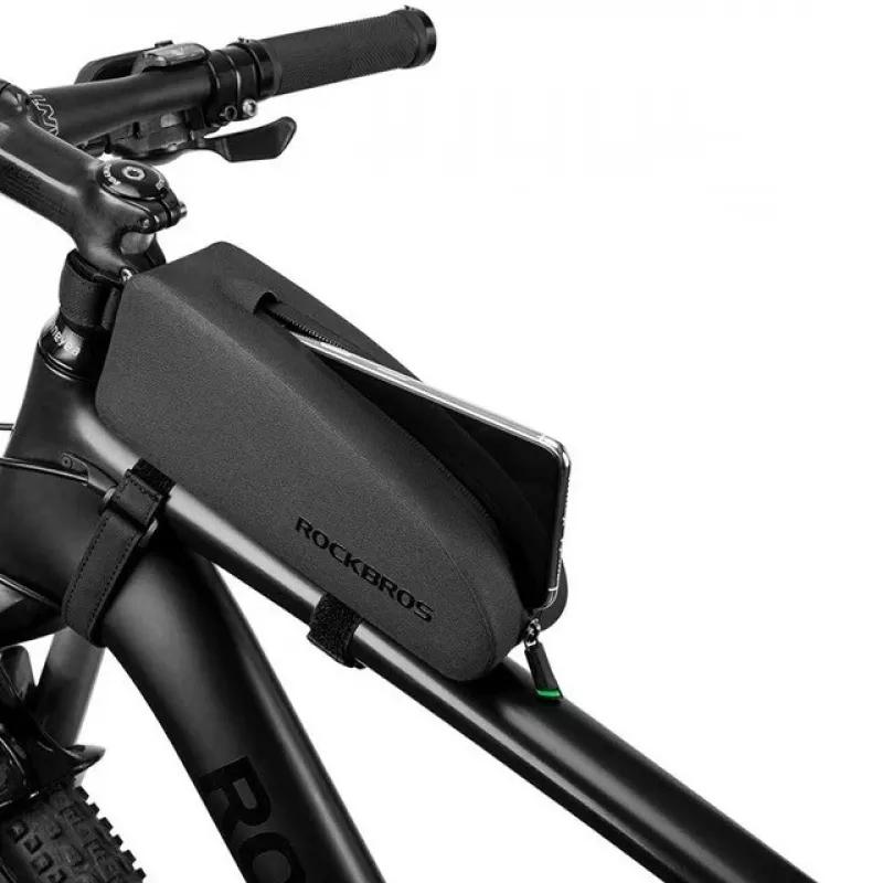 Rockbros AS-019-1 Fahrrad-Rahmentasche wasserdicht 1,6 l Schwarz