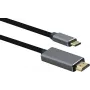 Helos Anschlusskabel USB 3.1 Typ-C auf HDMI 1,8 m – Schwarz