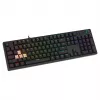 Gaming-Tastatur SAVIO STYX BROWN – mechanische Outemu Brown, QZERTY US International, RGB, USB, Full-Size 104 Tasten, schwarz
