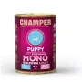 CHAMPER Puppy Monoprotein Lachs - Nassfutter für Hunde - 400g