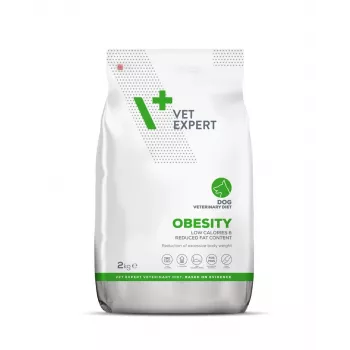 Trockenfutter VETEXPERT Veterinary Diet Obesity 2 kg — Gewichtsmanagement für ausgewachsene Hunde, Geflügel, Protein 30%, Fett 6,5%