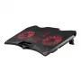 Laptop-Kühlpad ESPERANZA EGC102 – 4 Lüfter, USB-betrieben, 2 Höhenpositionen, schwarz, 415×305×27 mm