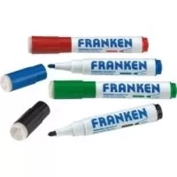 Marker Franken Z1703 4 Stück Schwarz Blau Grün Rot