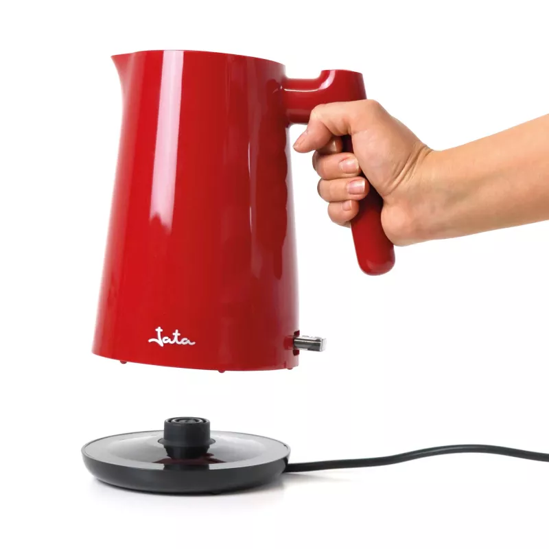 Elektrischer Wasserkocher JATA 1 L 2200 W Rot