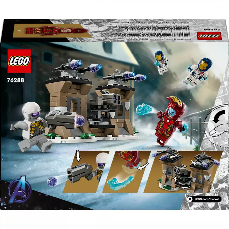 Bauset LEGO-Set 76288 Marvel Super Heroes Iron Man Iron Legion mit HYDRA-Soldat-Minifigur, baubares Modell
