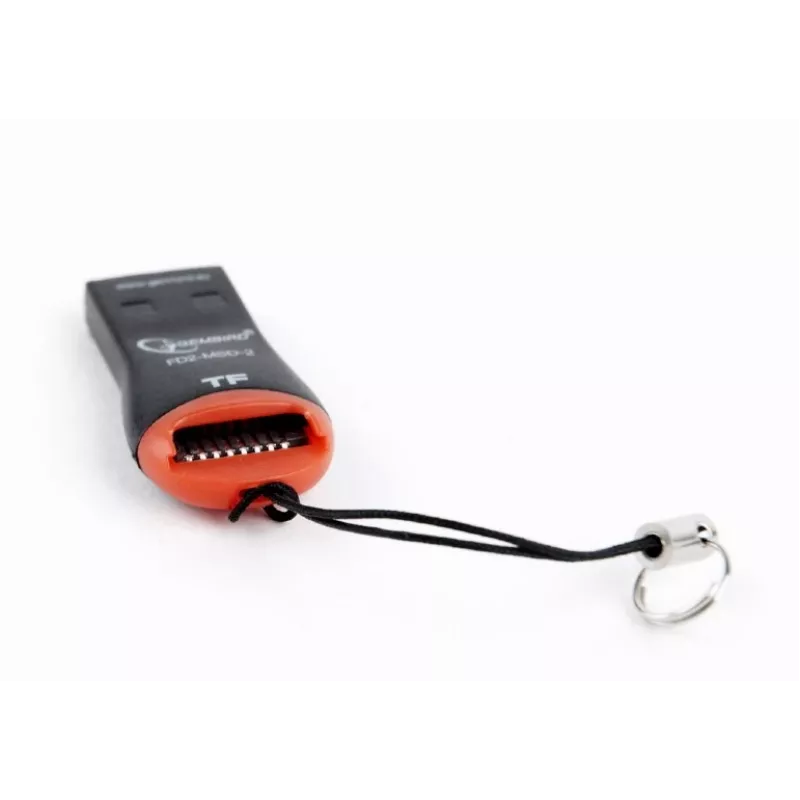 Kartenleser Gembird FD2-MSD-3 USB 2.0 Schwarz Rot
